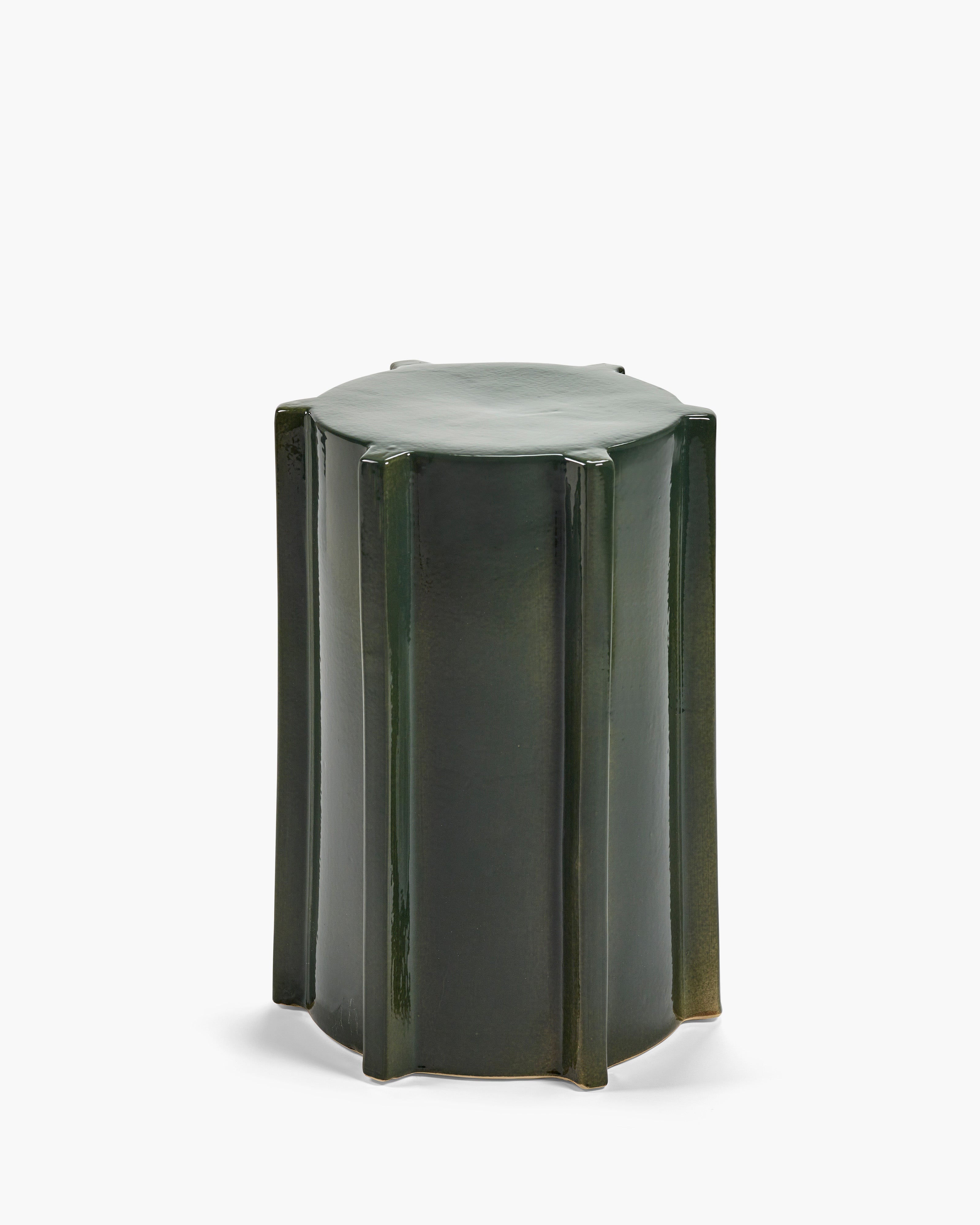 Side table dark green geometrical Pawn – Serax US