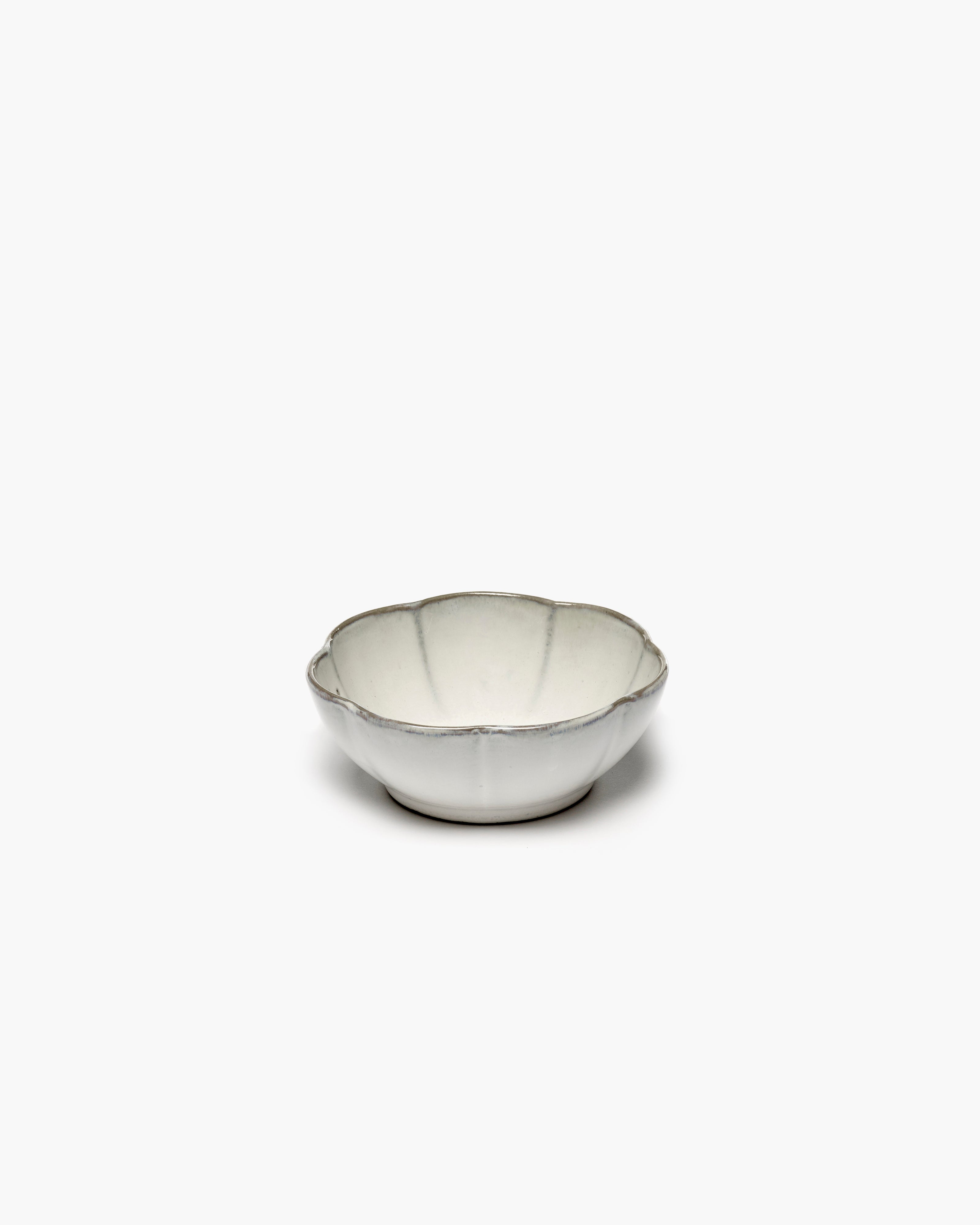 Bowl ribbed L white Inku – Serax US
