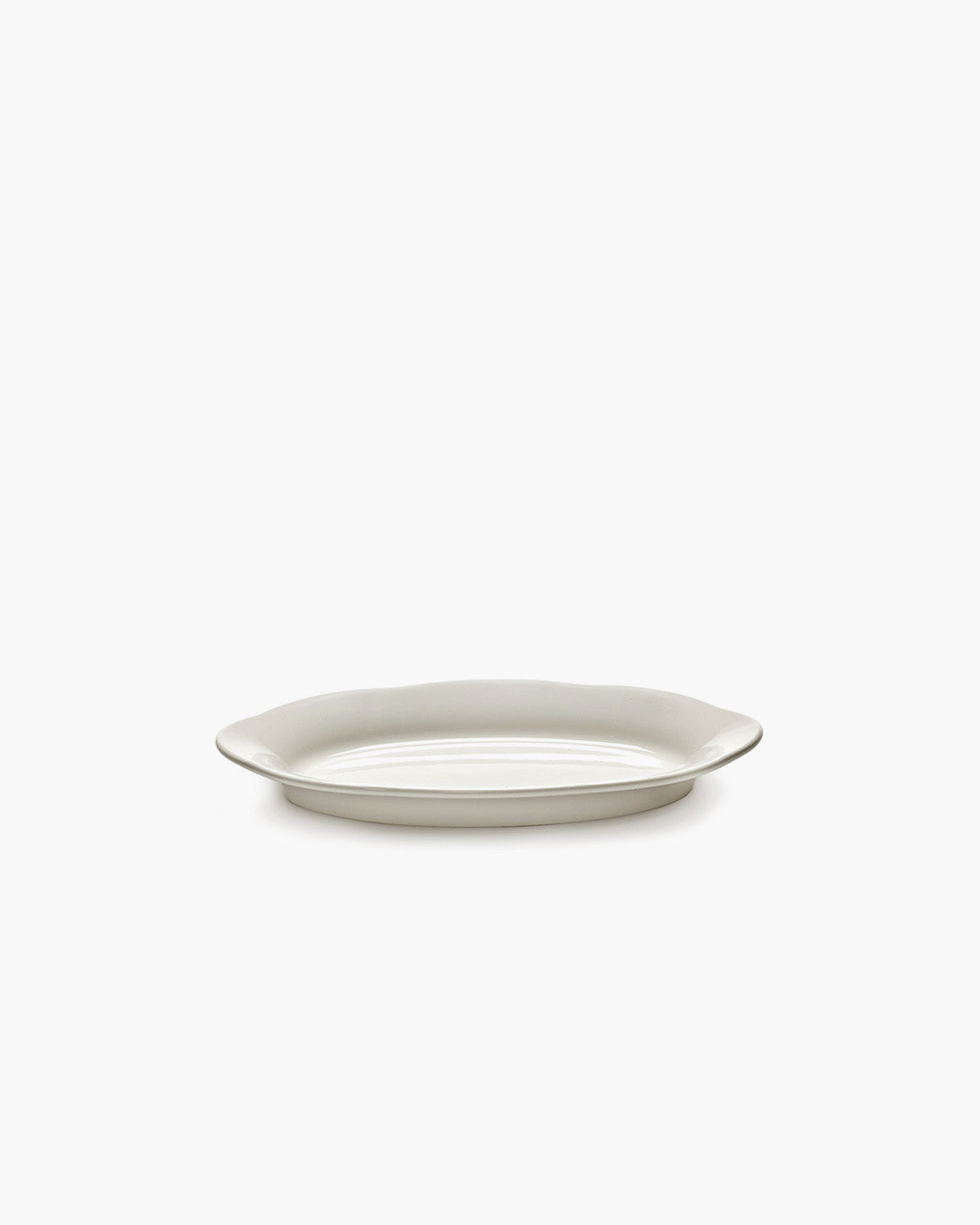 Deep plate oval S white Silhouette – Serax US