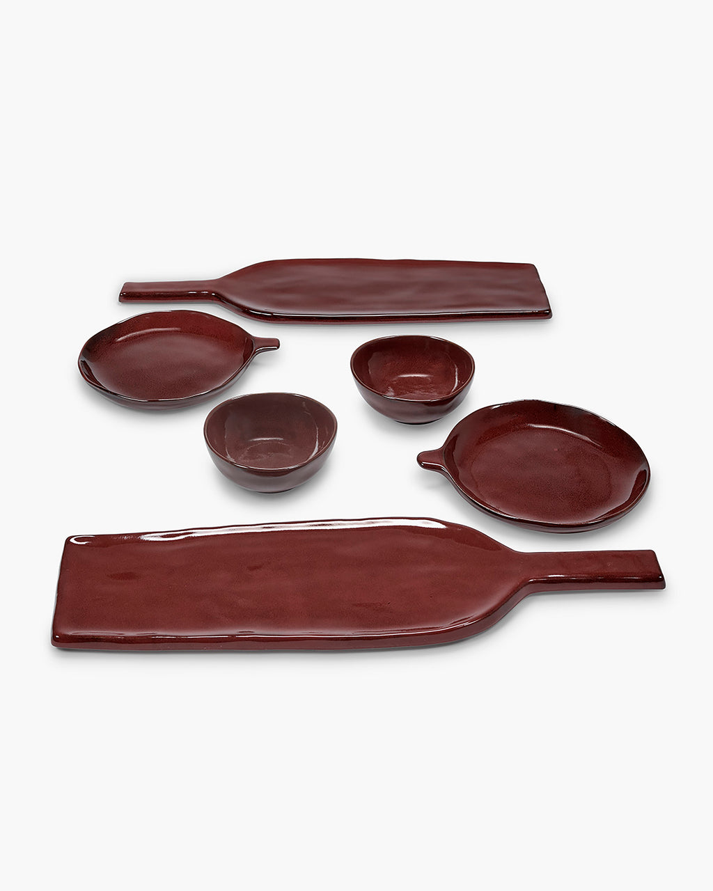 Apero set 12 pieces venetian red La Mère