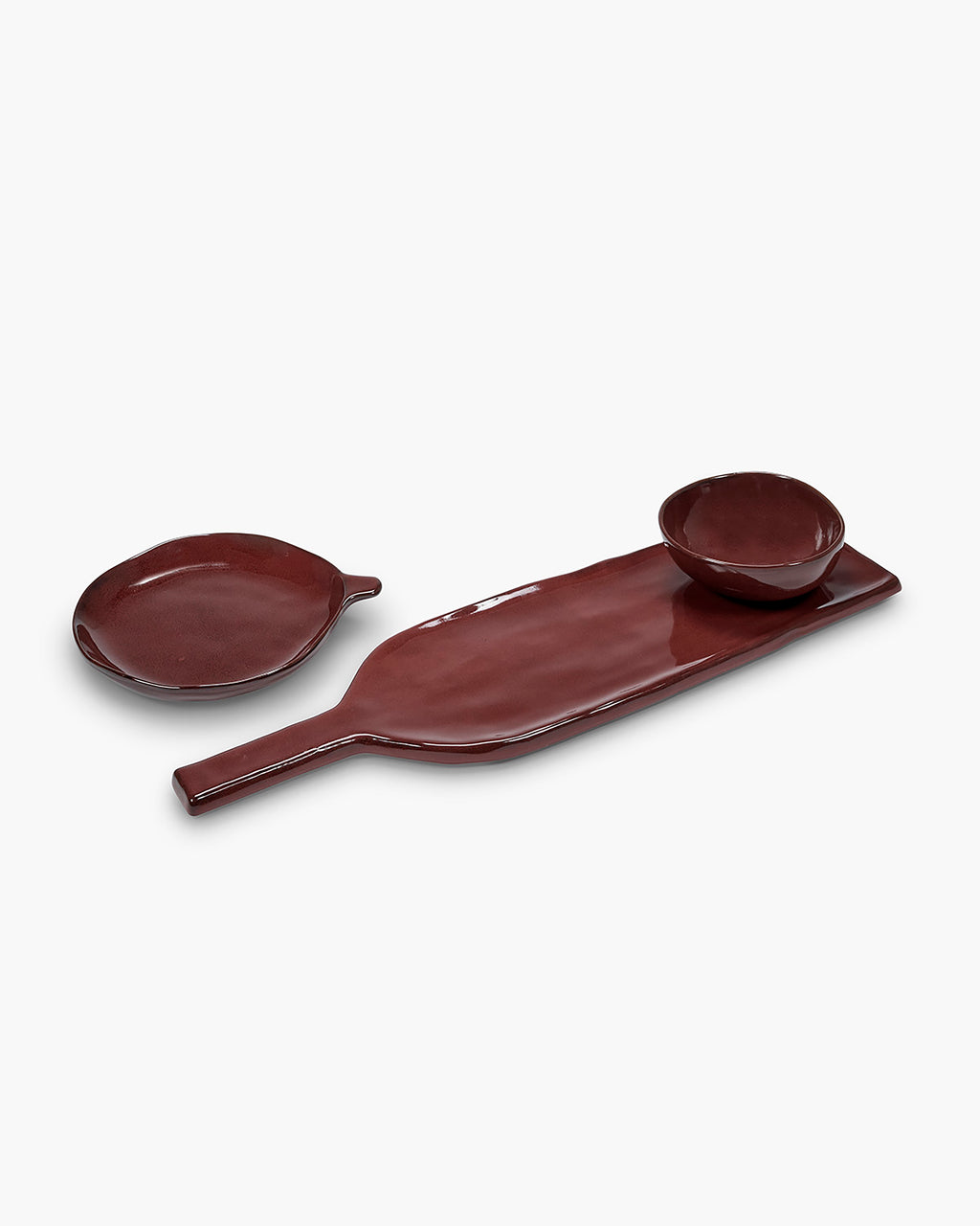 Apero set 12 pieces venetian red La Mère