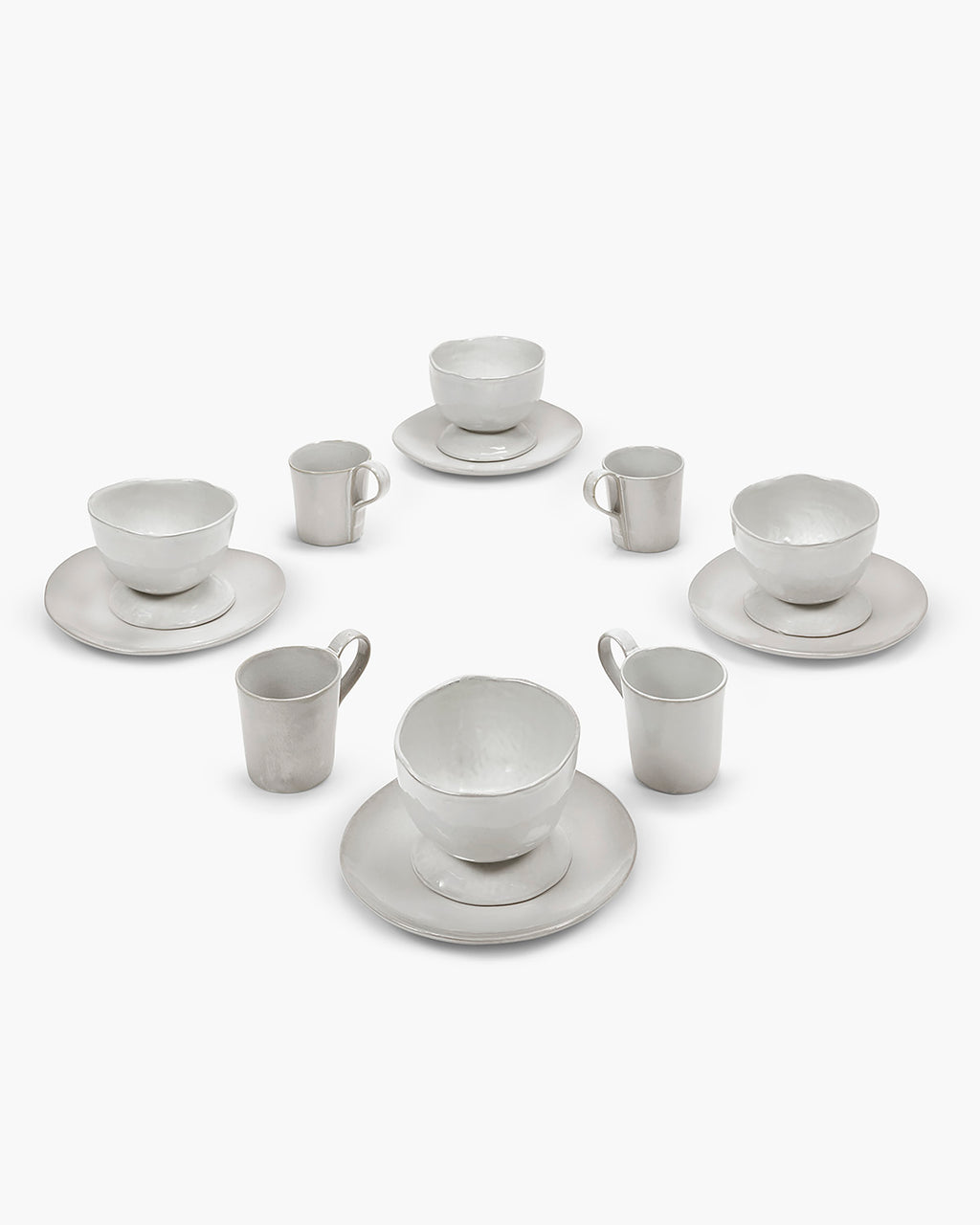 Breakfast Set 12 pieces off-white La Mère