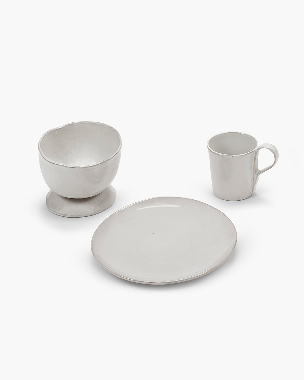 Breakfast Set 12 pieces off-white La Mère