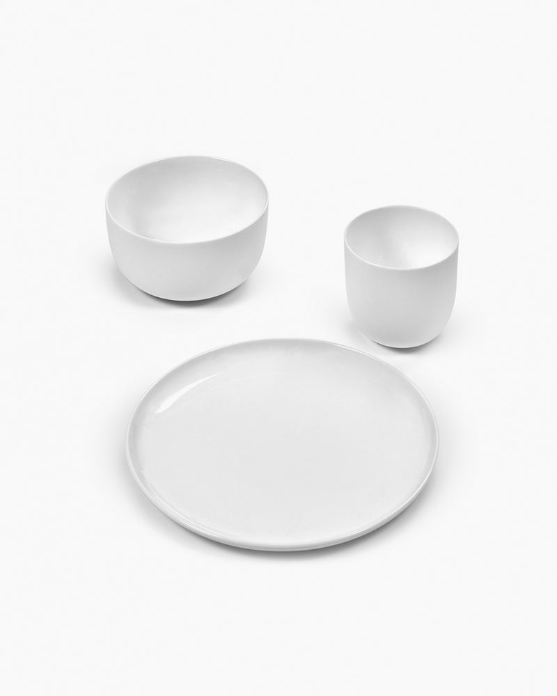 Breakfast 12 pieces - Set Base tableware by Piet Boon - white