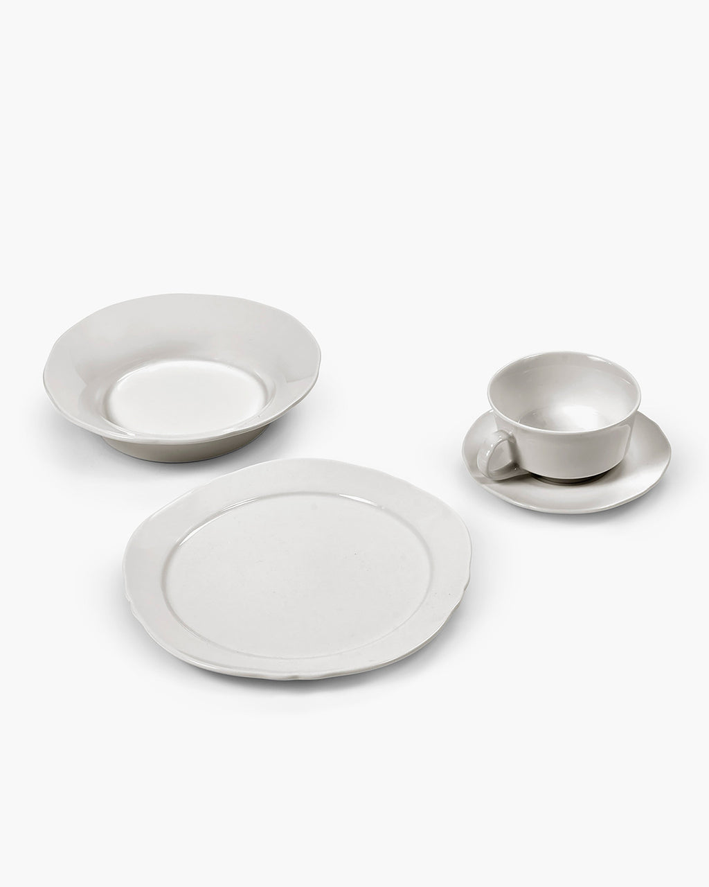 Breakfast set 16 pieces white Silhouette