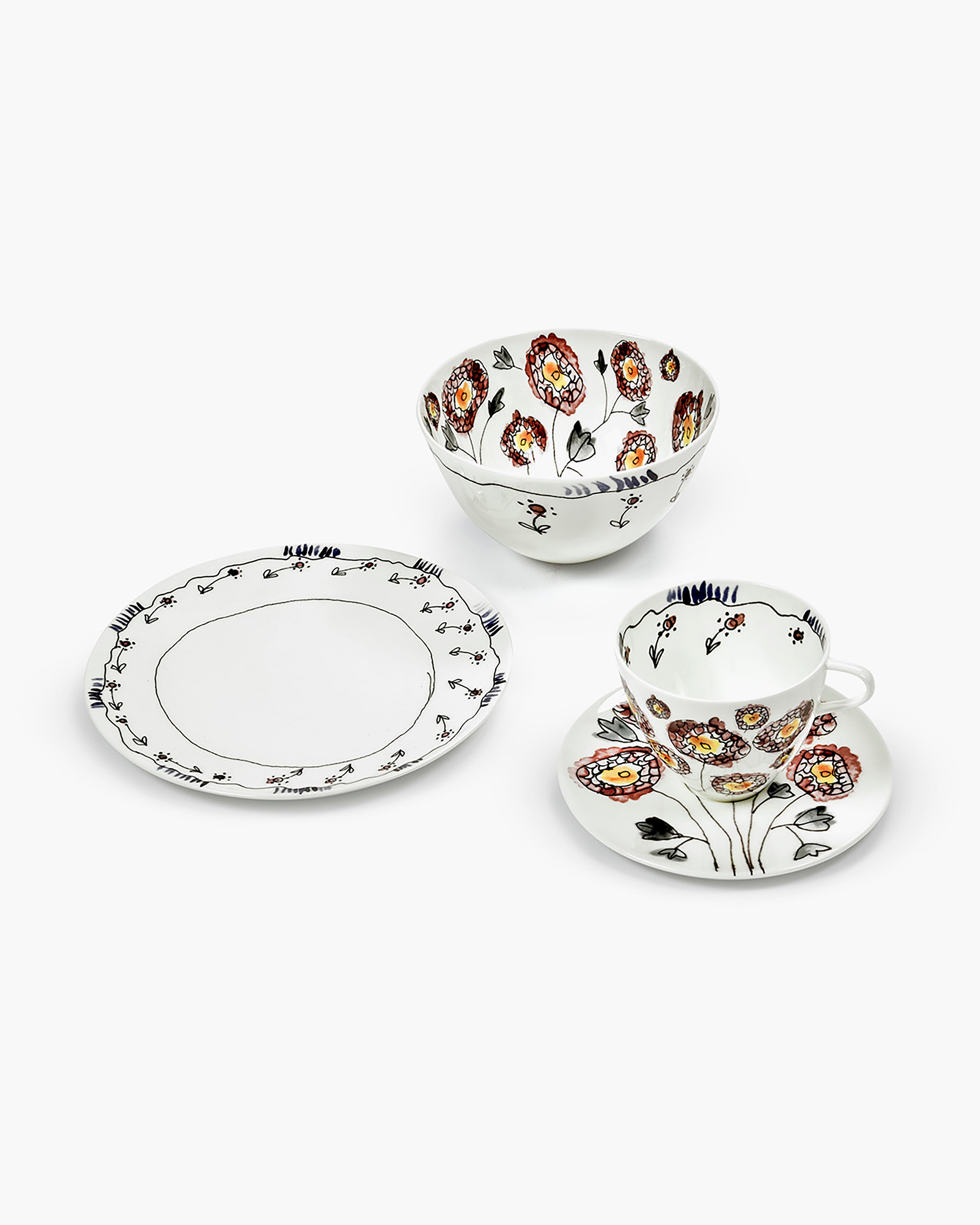 Midnight Flowers tableware by Marni for Serax – Serax US