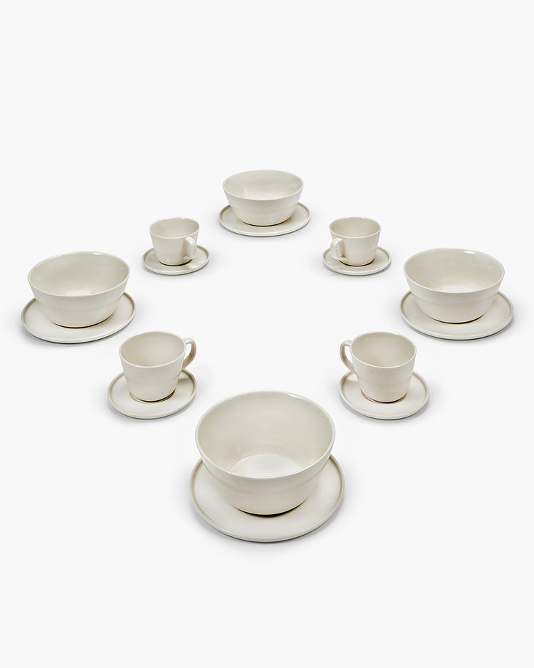 Breakfast Set 16 pieces ivory Cena
