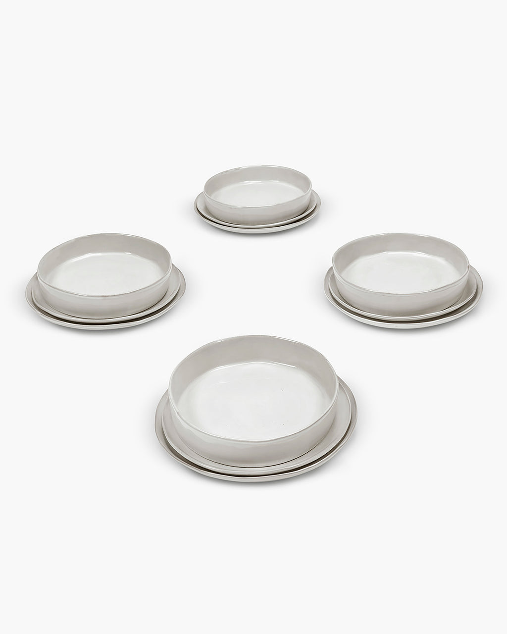 Dinner Set 12 pieces off-white La Mère