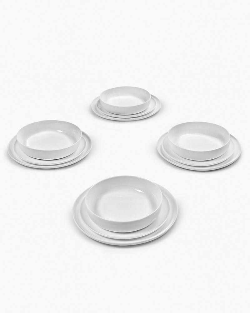 Dinner Set 12 pieces white Base