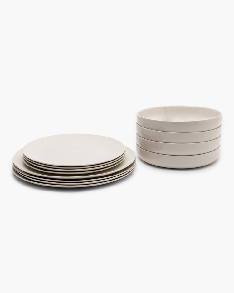 Zuma Dinner Set 12 Pieces- Salt