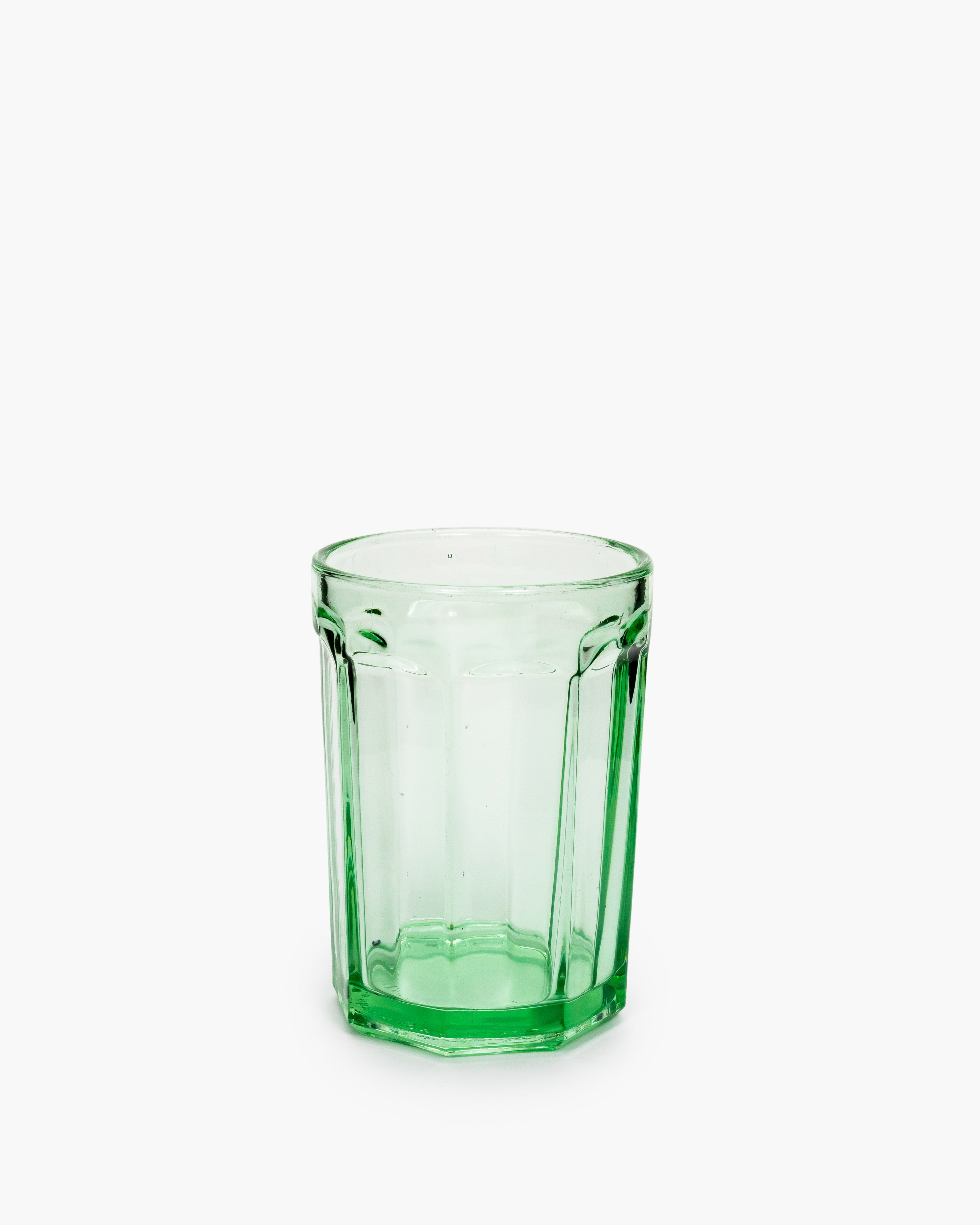 Glass L green Fish & Fish