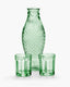 Set carafe with 2 glasses M green Fish & Fish