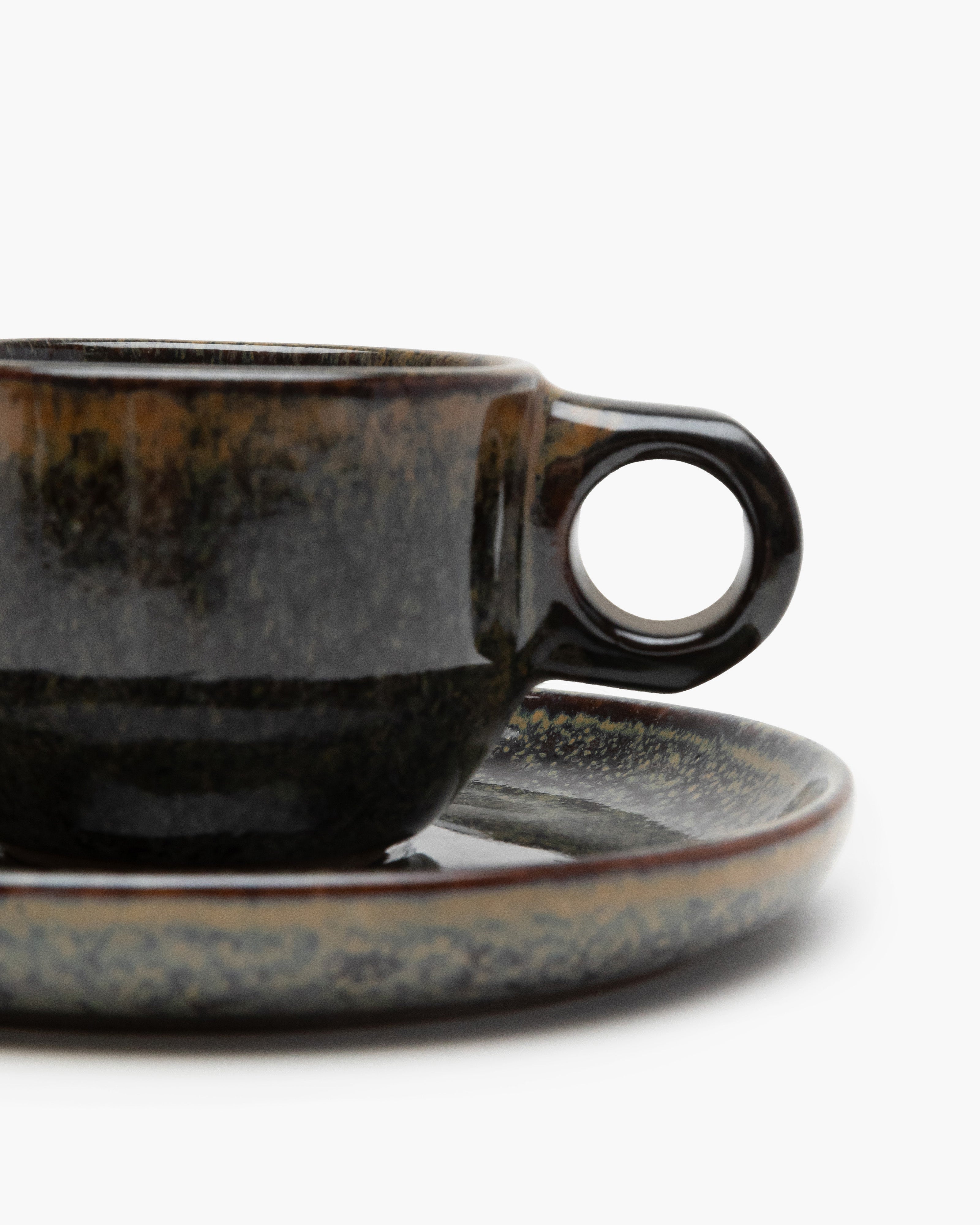 Espresso cup with saucer indi gray Surface – Serax US