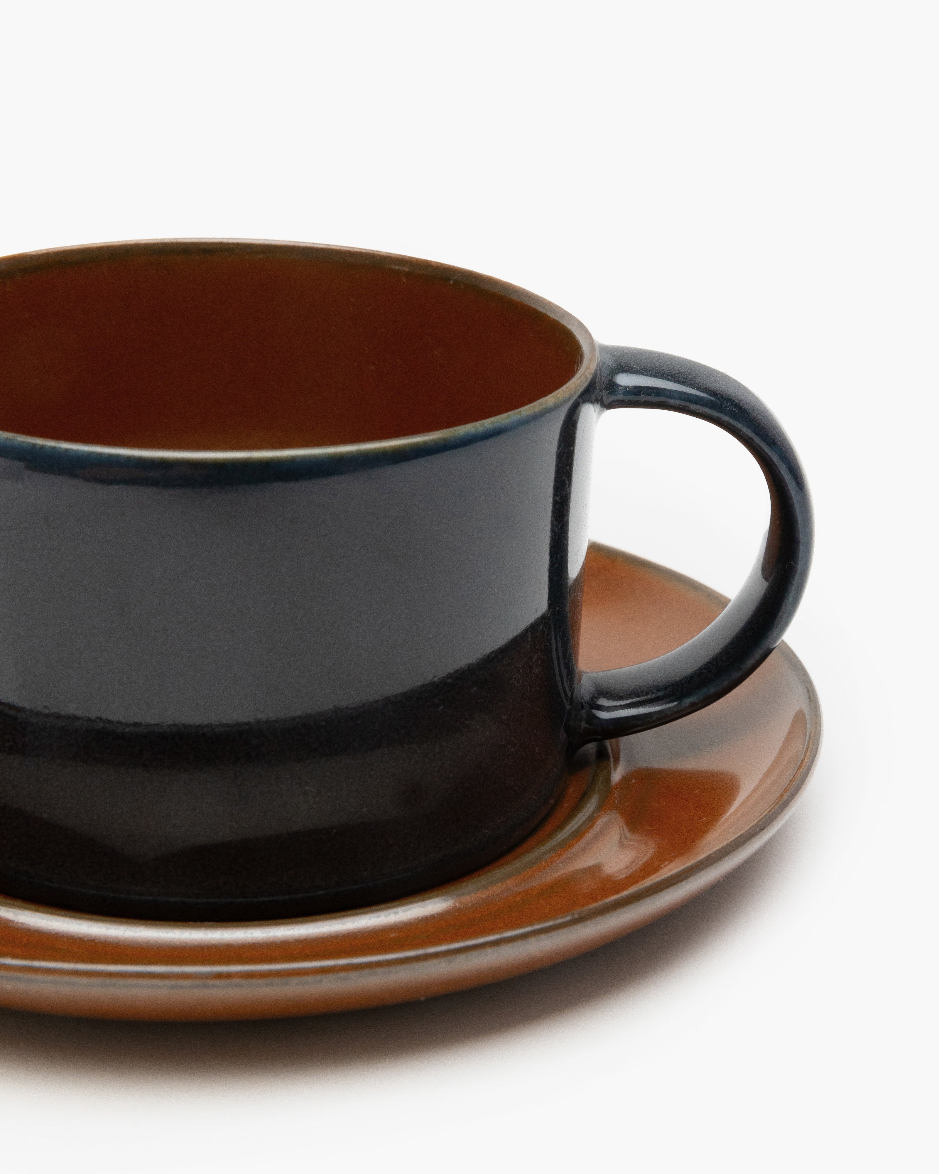 Coffee cup rust/dark blue Terres de rêves – Serax US