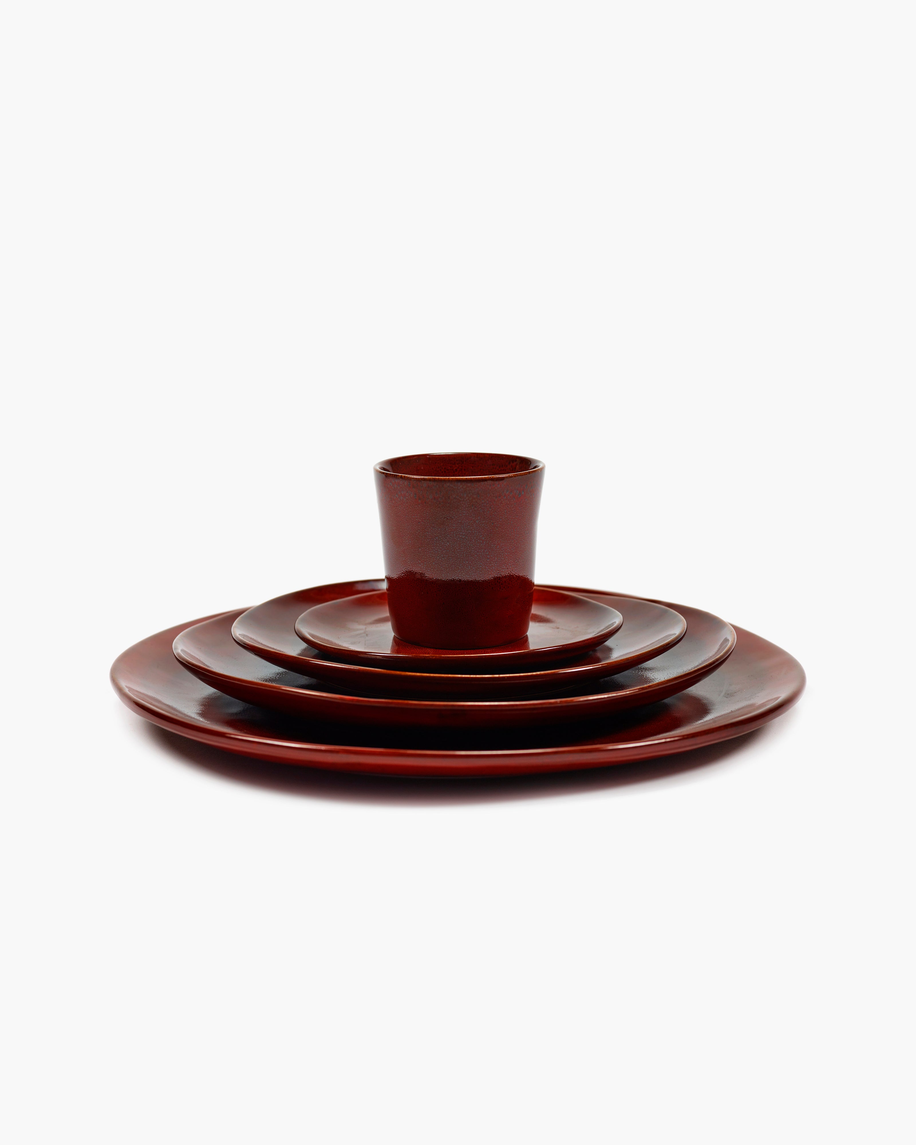 Dinner plate venetian red La Mère – Serax US