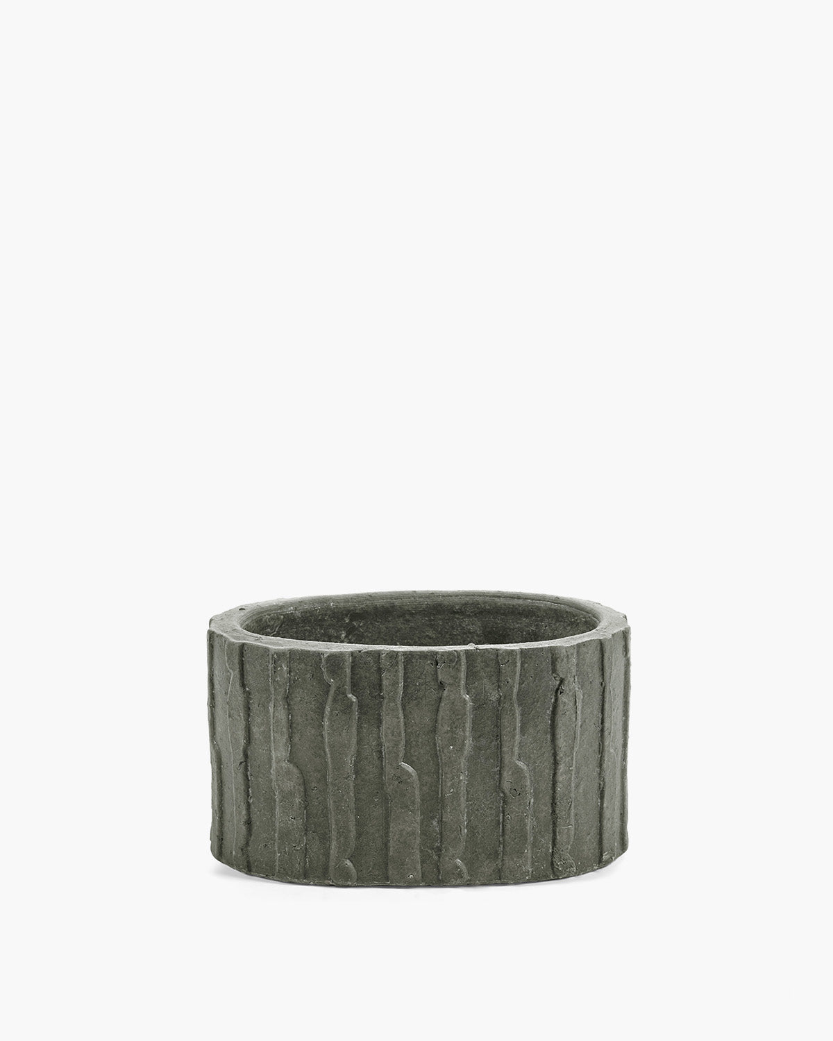Planter low 03 dark green Rift – Serax US