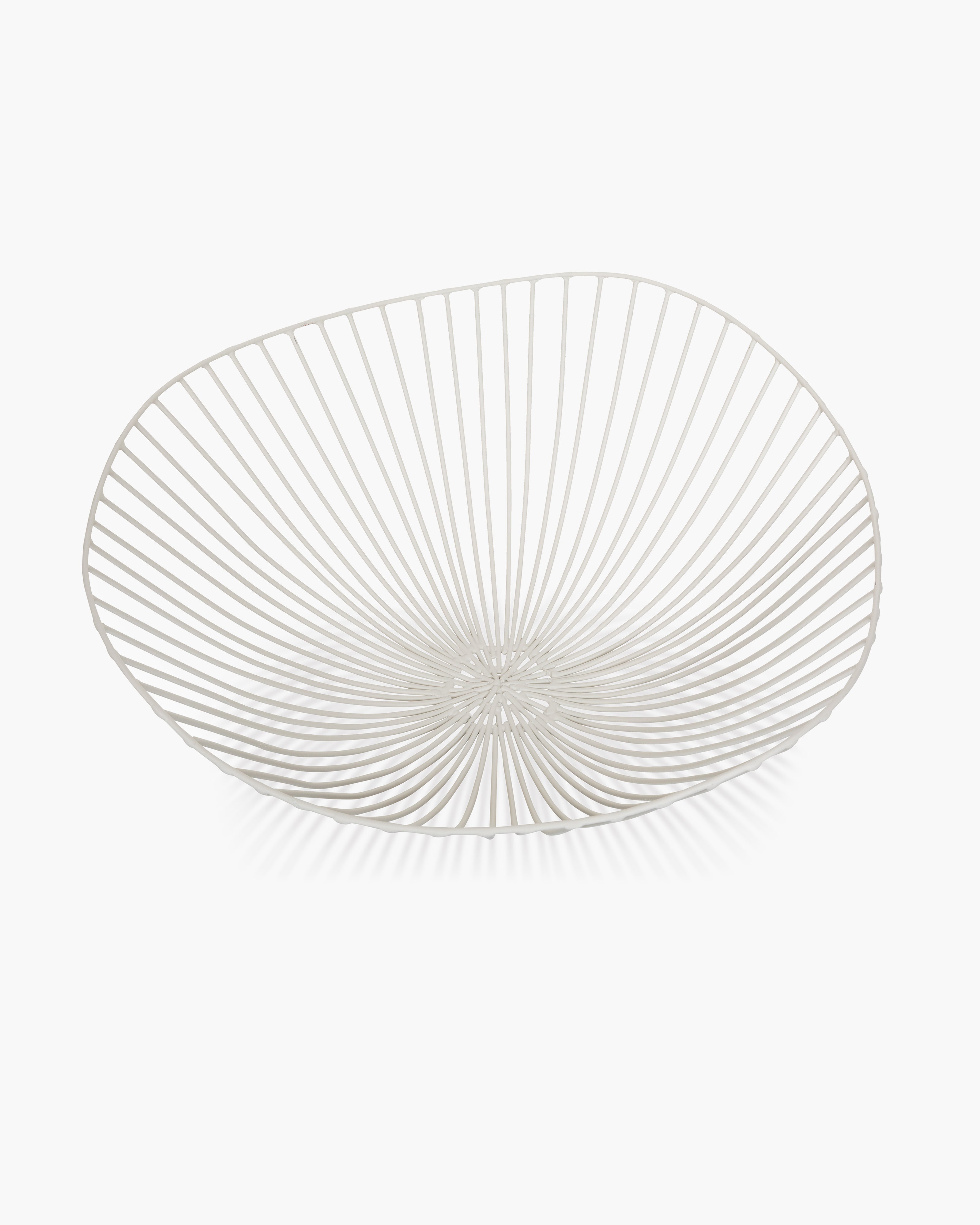 Iron basket white Cesira - Thumbnail 2