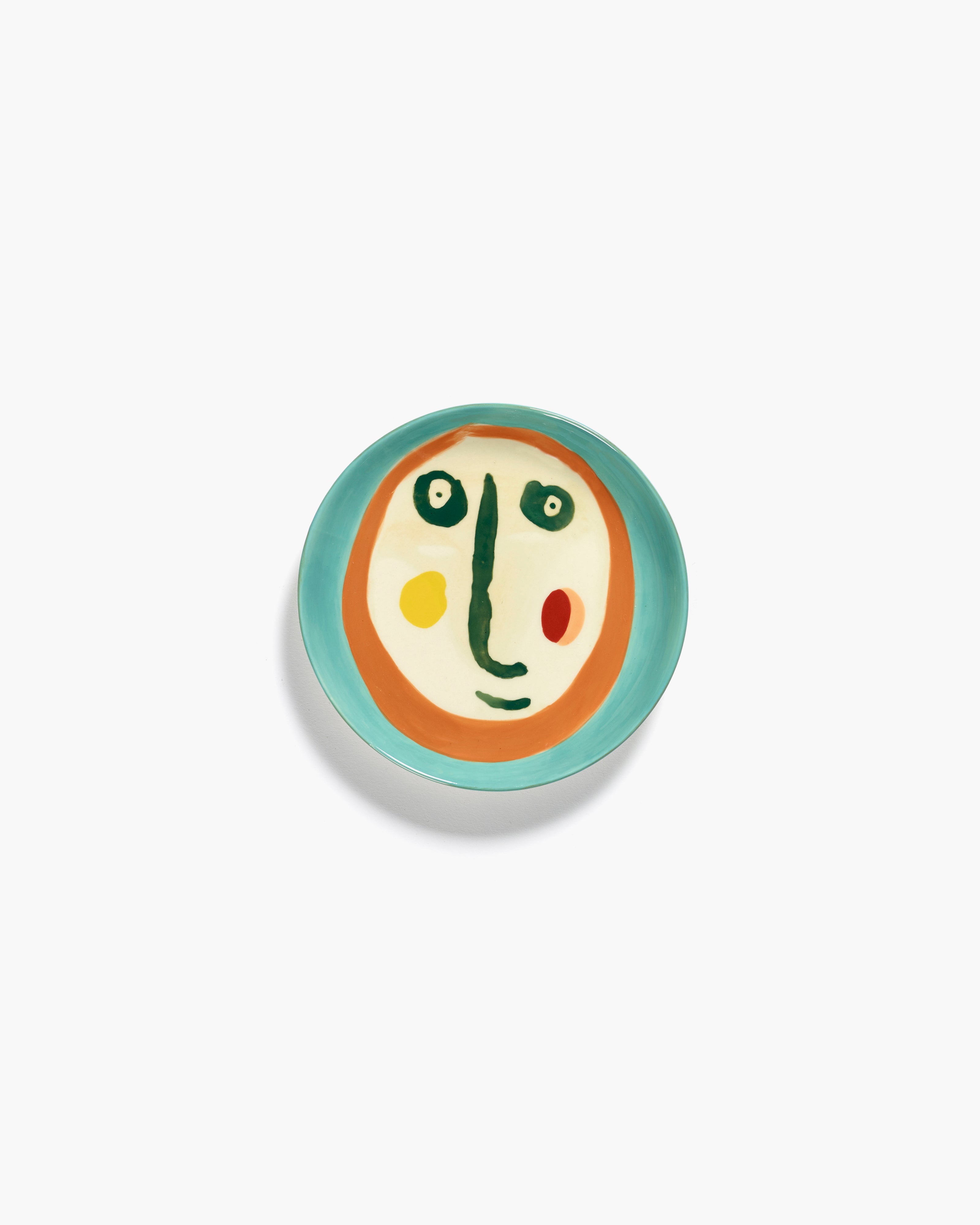 Dessert plate with face 2 Feast (4 pieces)
