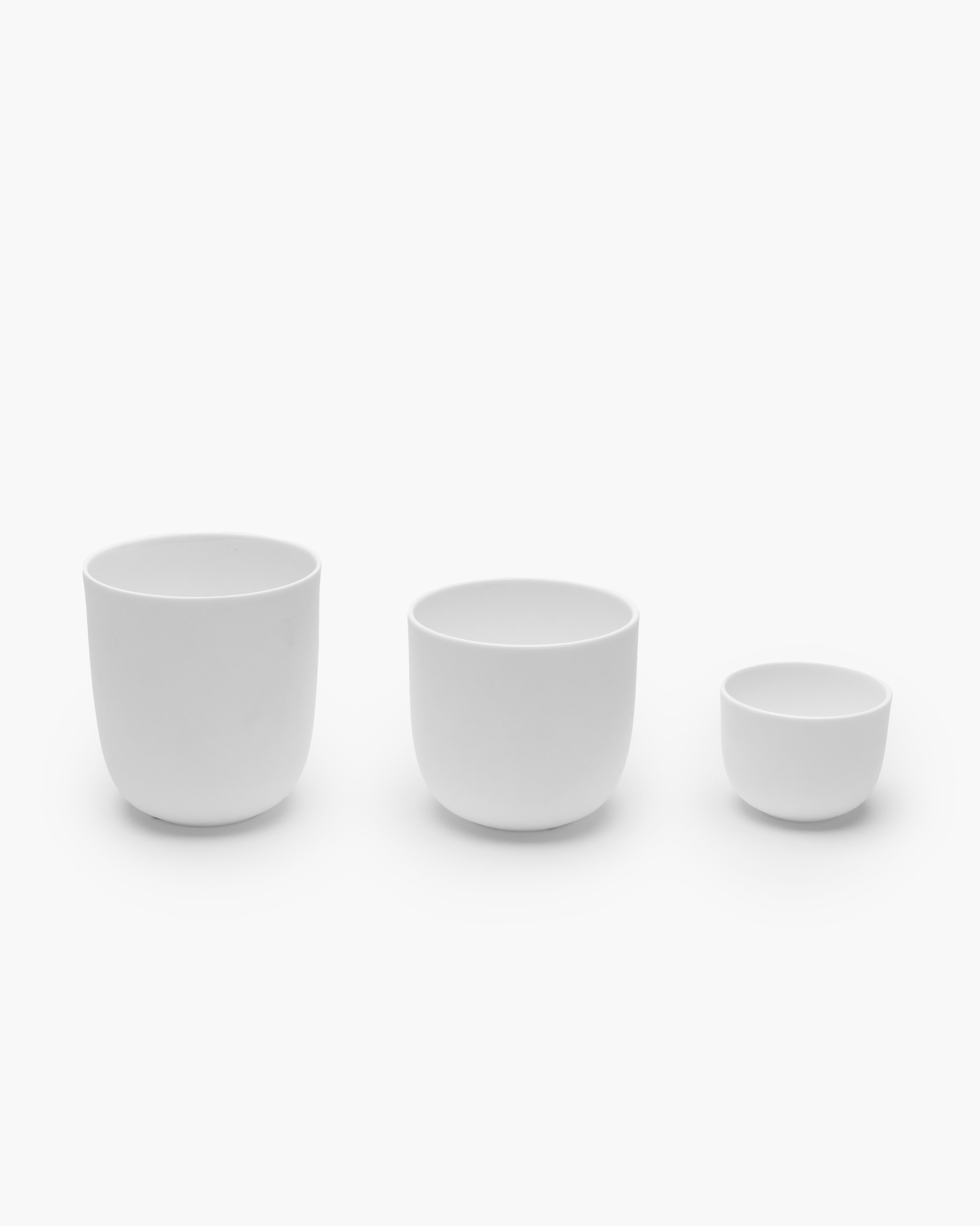 Espresso cup without handle white glazed Base – Serax US
