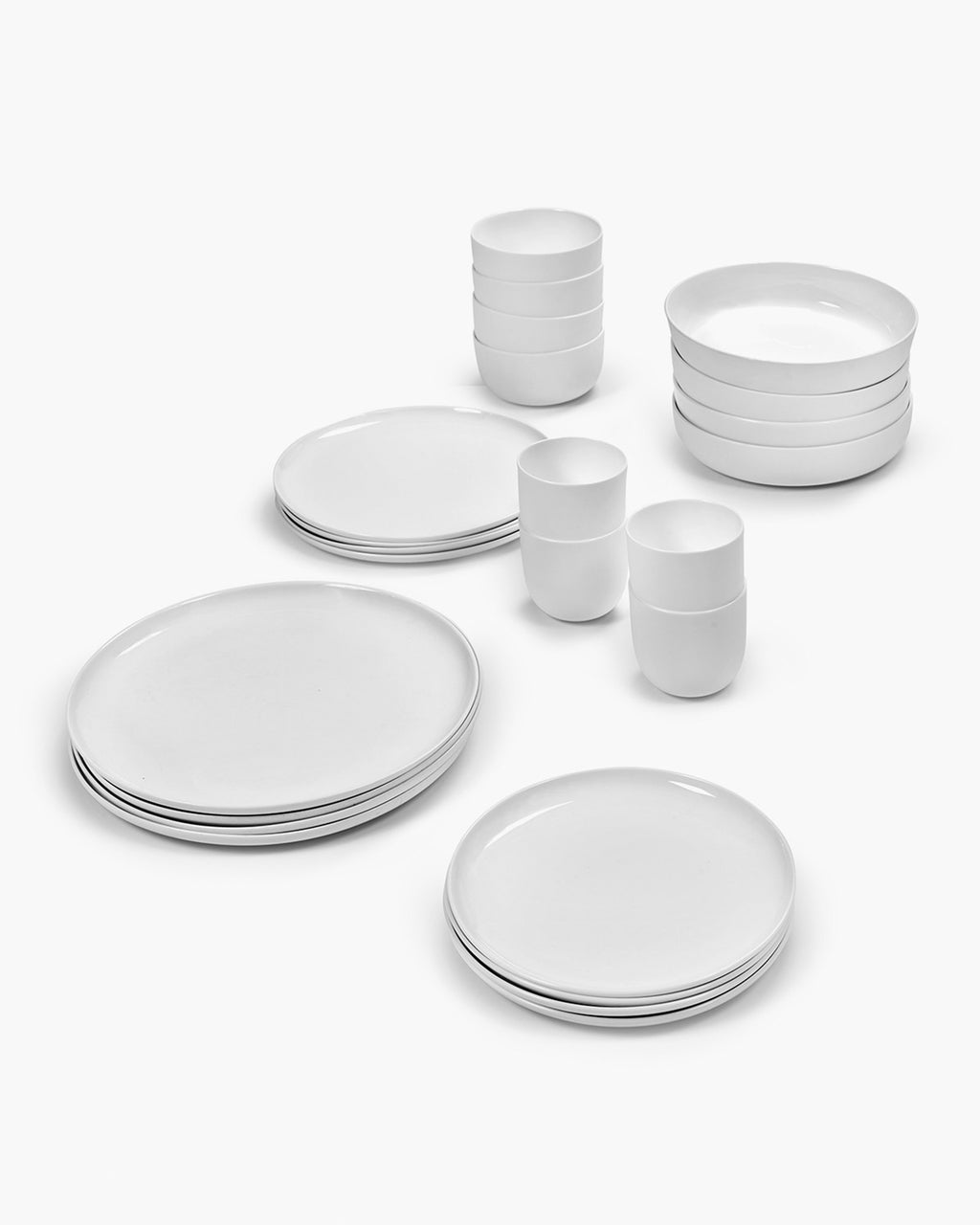 Full Set 24 pieces white Base