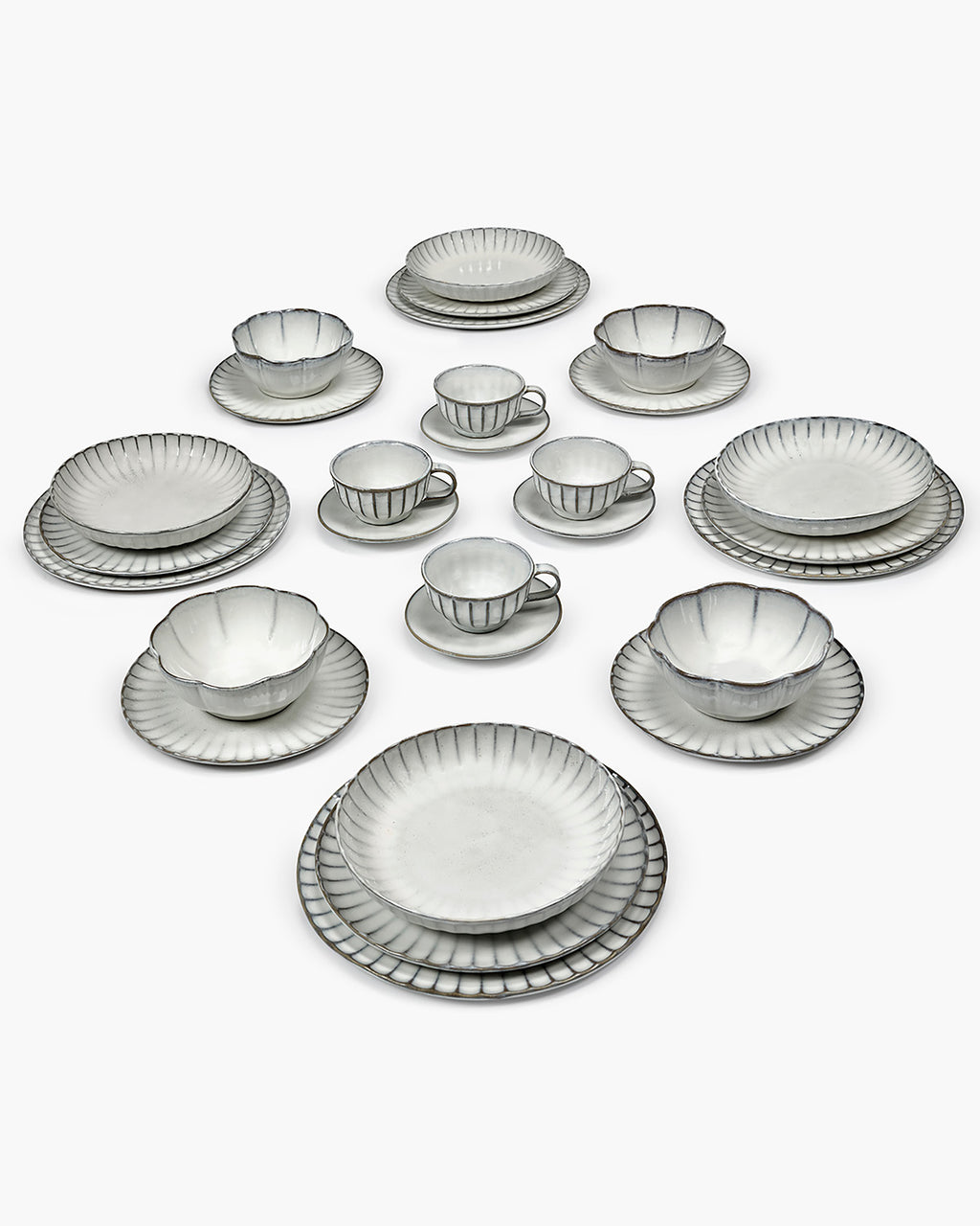 Full Set 28 pieces white Inku